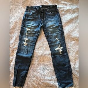 Abercrombie Distressed Blue Jeans